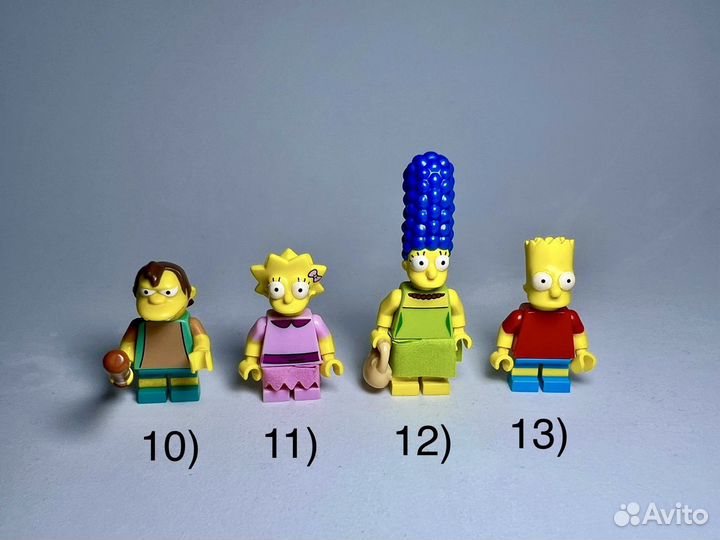 Лего минифигурки lego minifigures The Simpsons