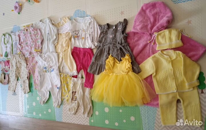Пакет одежды для девочки 62 р-р
