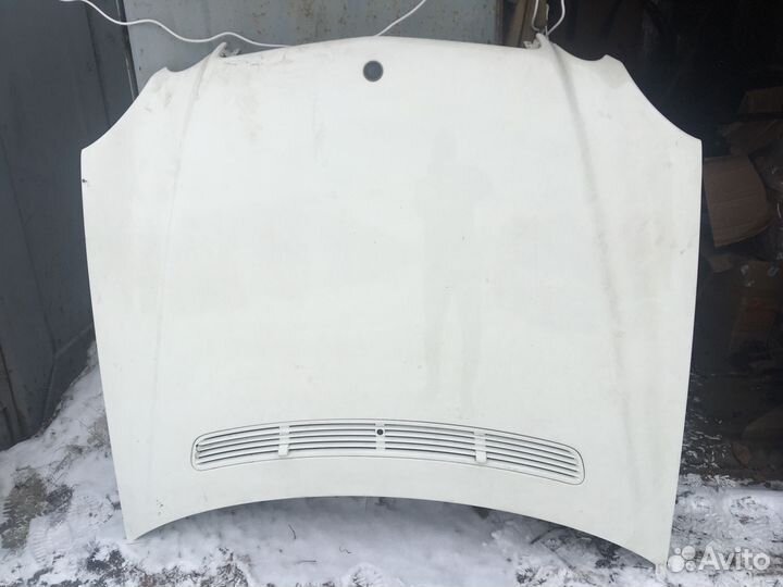 Капот мерседес w211 Белый оригинал