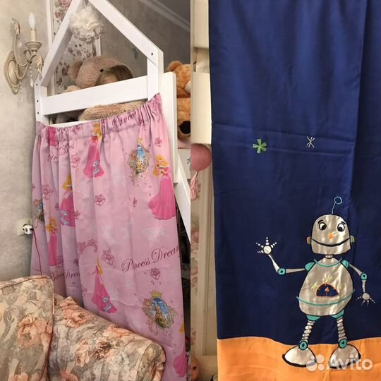 Детские шторы для мальчика и девочки