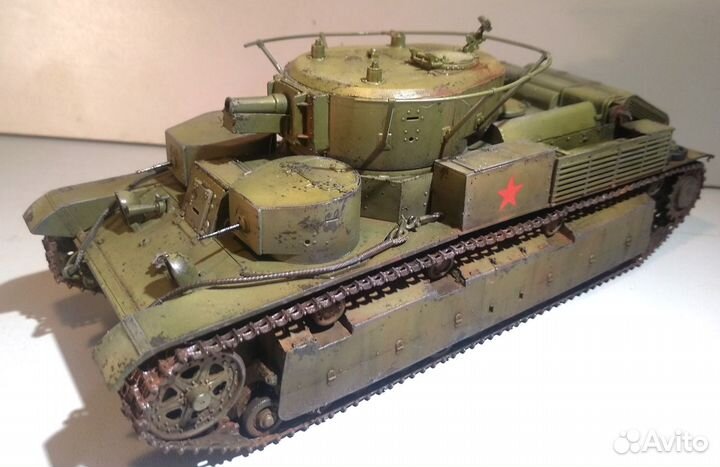 Модель танка т-28