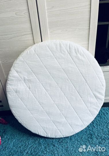 Матрас детский круглый 75 75+наволочки