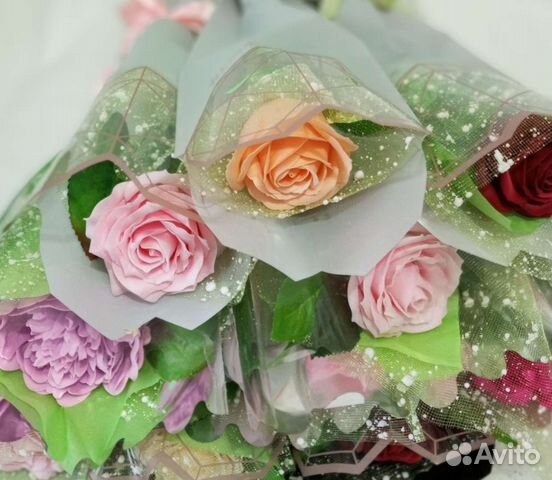 Подарки цветы букеты из мыла