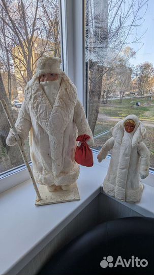 Новогодние фигуры Дед мороз и Снегурочка