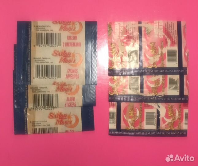 Пакеты из под наклеек Сэйлор Мун, Барби