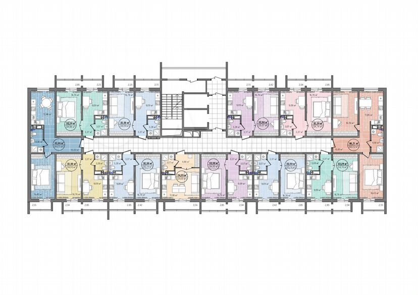 1-к. квартира, 37,3 м², 9/17 эт.