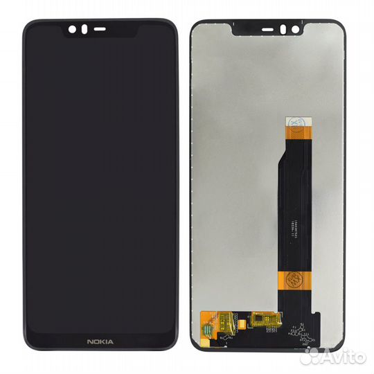 LCD Nokia 5.1 Plus модуль Черный Премиум