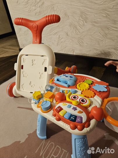 Каталка ходунки бизиборд столик