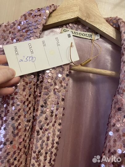 Пиджак с пайетками