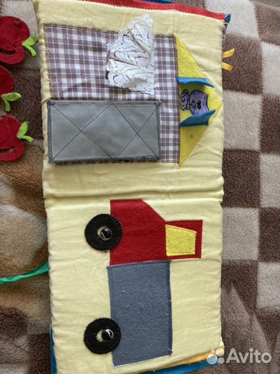 Развивающая мягкая книжка