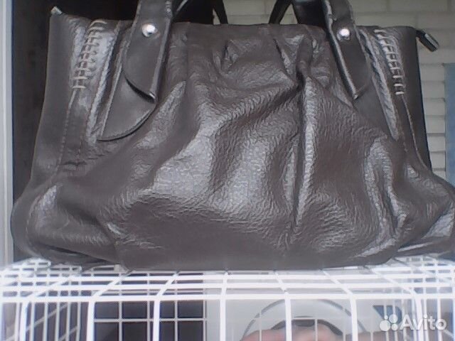 Сумка женская натуральная кожа коричневая