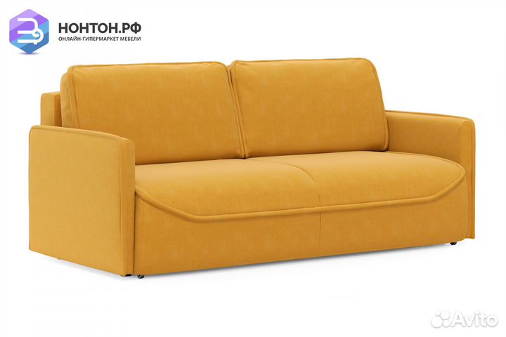 Диван еврокнижка Элиот горчичный