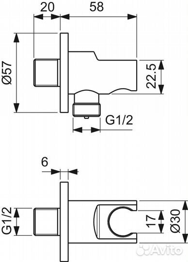 Ideal Standard BC807A2 Держатель ручног