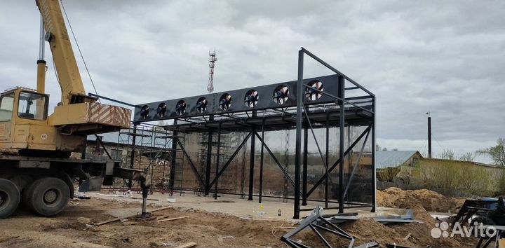 Сушильная камера для древесины - 80 куб.м загрузка