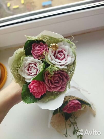 Букет из мыла