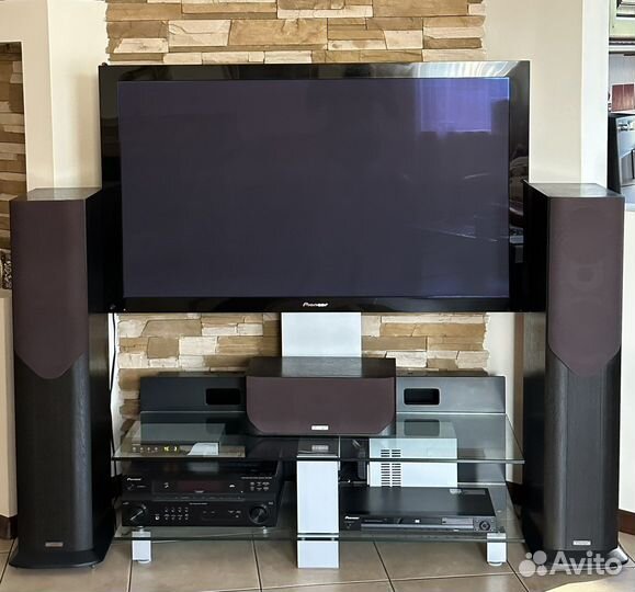 Акустика Mission + ресивер Pioneer