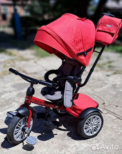 Детский велосипед с родительской ручкой