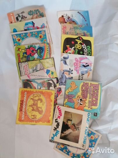 Виниловые пластинки. Детские сказки и песни