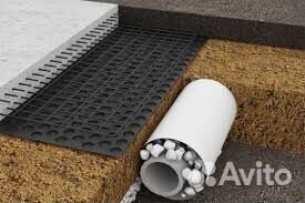 Мембрана для фундамента для строительства с завода