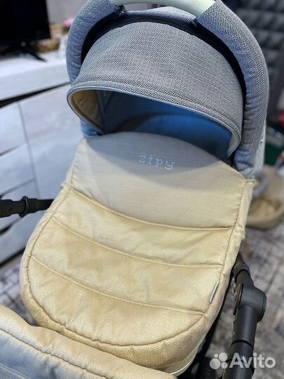 Коляска Verdi Zipy 3 в 1 льняная