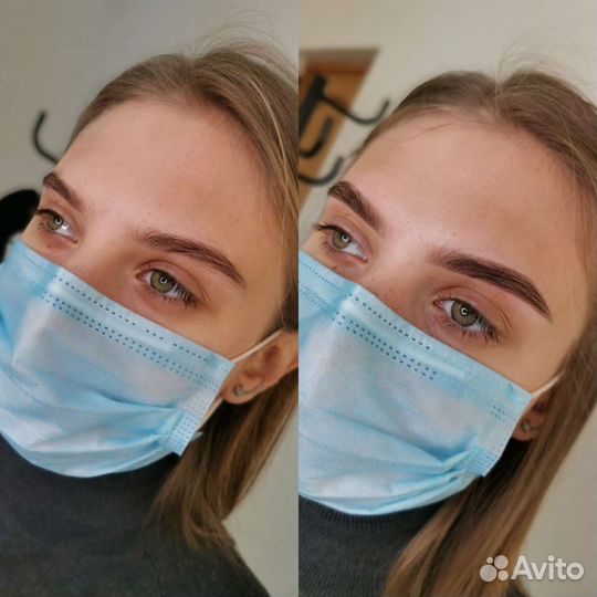 Наращивание ресниц, коррекция бровей, лами