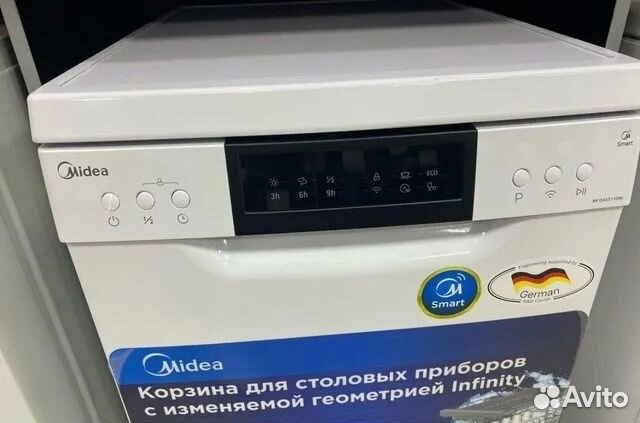 Посудомоечная машин 45 см Midea MFD45110Wi (Кр90б)