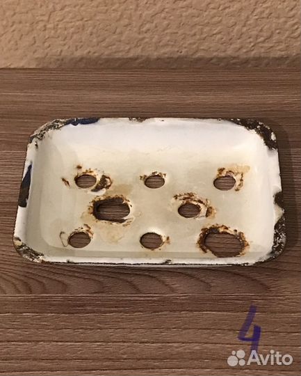 Мыльницы эмалированные винтаж