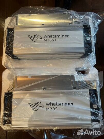 Майнер WhatsMiner M30s++ 106th 31w/th