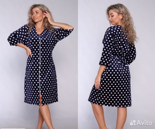 Халат велюровый женский новый