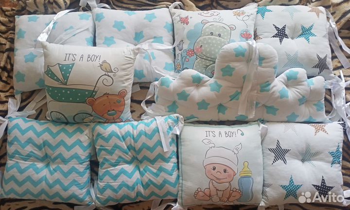 Бортики в детскую кроватку бу