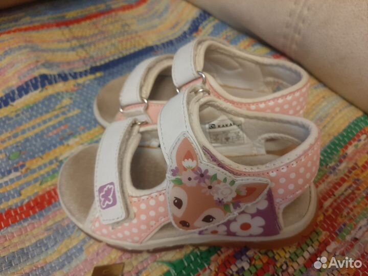 Сандалии для девочки 24 размер