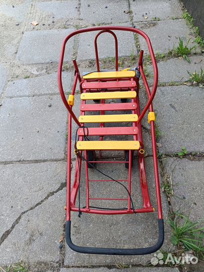 Детские санки с колесами