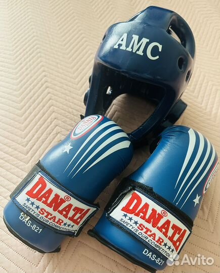 Шлем и перчатки для тхэквондо (детский)