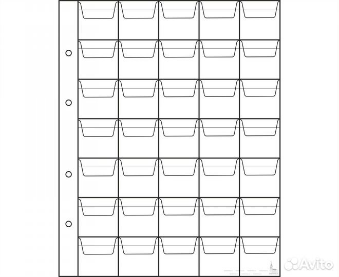 Листы Оптима для банкнот и монет