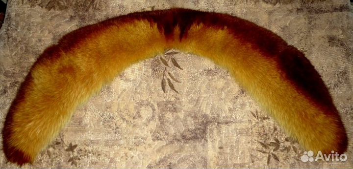 Меховой воротник из песца