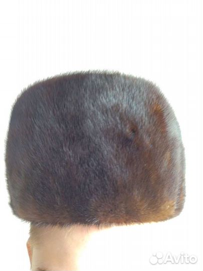 Норковая шапка мужская