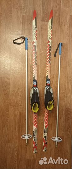 Лыжи с ботинками Fischer пластиковые 150