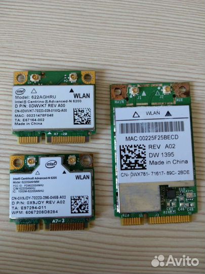 Модули wlan WiFi для ноутбуков