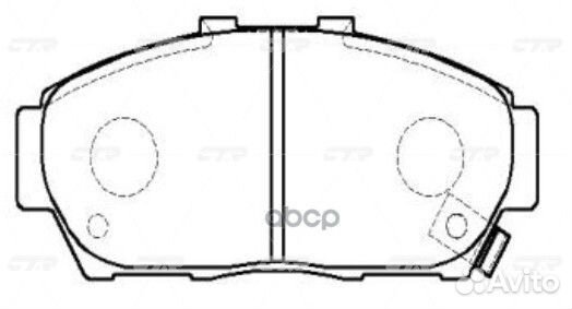 Старый номер ckho-11) Колодки тормозные GK0328