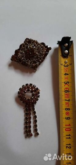 Сувенир, СССР, Винтаж,Брошь чешская