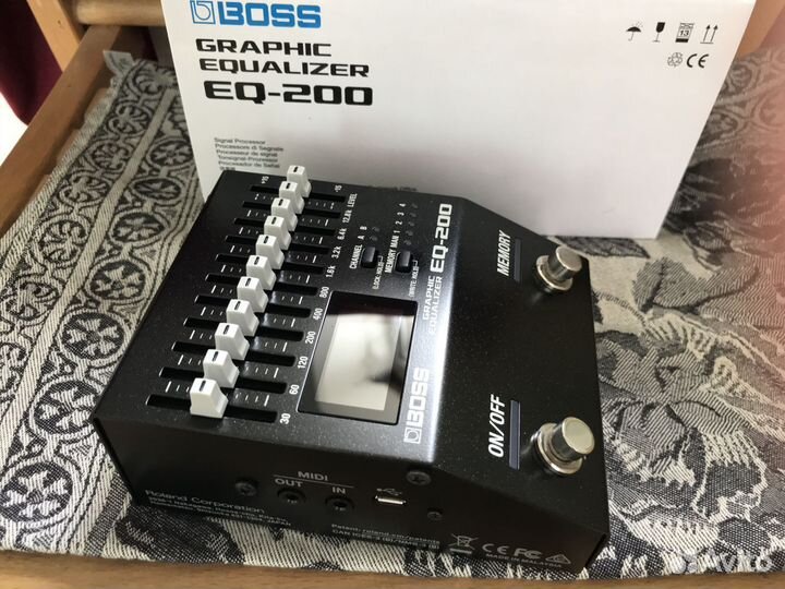 Boss Graphic Equalizer EQ-200 и др.примочки