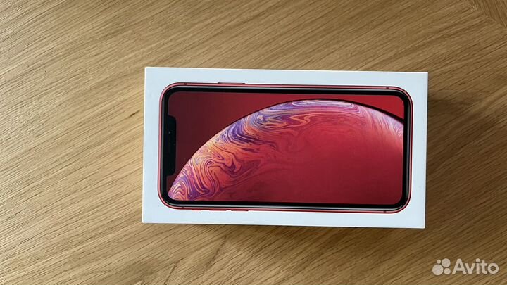 Коробка от iPhone xr red