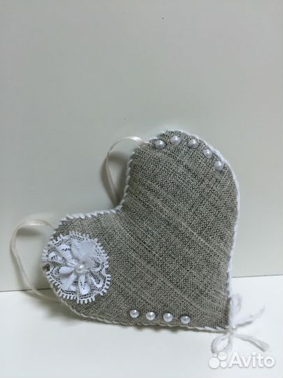 Сердечко, валентинка игрушка ручной работы