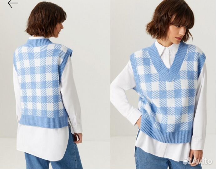 Жилет Sela в клетку