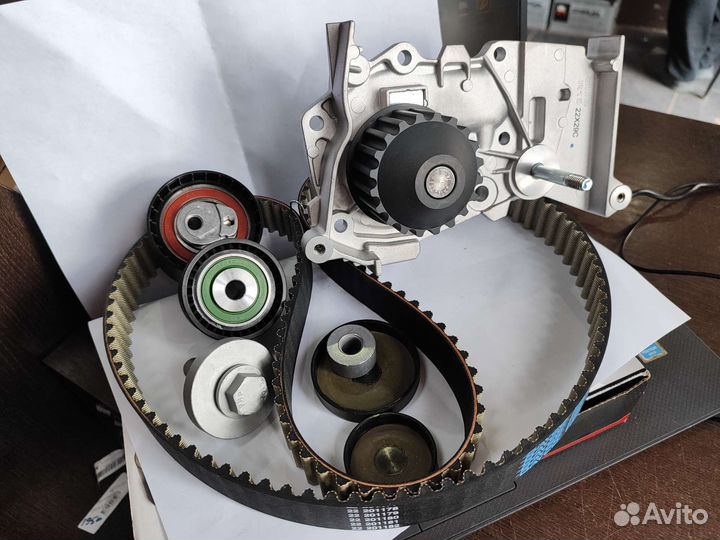 Грм renault K4M усиленный с помпой GMB