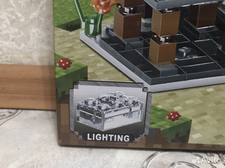 Конструктор Minecraft деревня: дом Стива Lb600