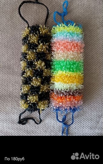 Мочалки ручной вязки