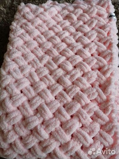 Плед детский плюшевый ручная работа