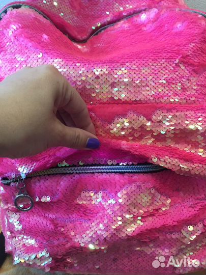 Рюкзак детский с пайетками