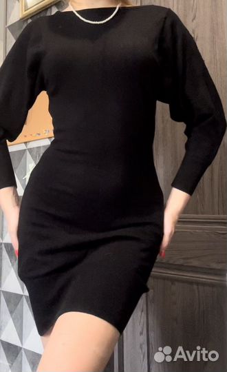 Вечернее черное платье